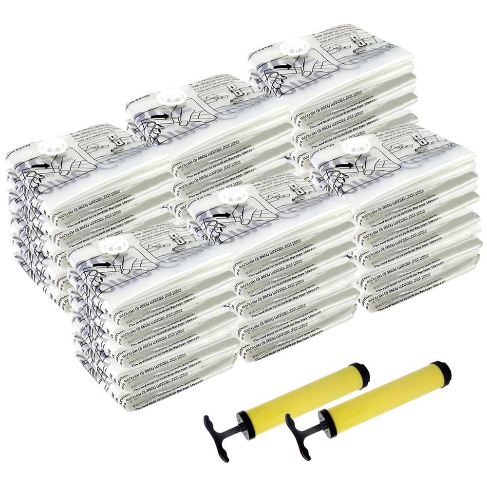 Home-Complete Plastic Vacuum Storage Bags (30-Pack)