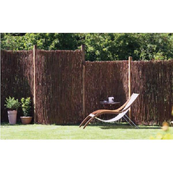 MGP 8 ft. L x 4 ft. H Willow Twig Privacy Screen Fence