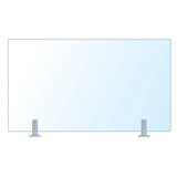 ClearView GLASS RAILINGS CVGR 48 in. x 39 in. Tempered Laminated Hercules Glass Panel with Spigots