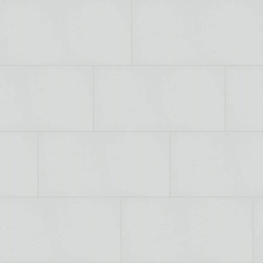 Cliff White 12 in. x 24 in. Matte Porcelain Floor and Wall Tile (14 sq. ft./Case)