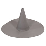 Flashco PVC Small Short Conical Closed Pipe Flashing Roof Boot, 0.5–2.0 in, Gray (17FCBPSSGY)