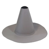 Flashco PVC Small Short Conical Closed Pipe Flashing Roof Boot, 0.5–2.0 in, Gray (17FCBPSSGY)