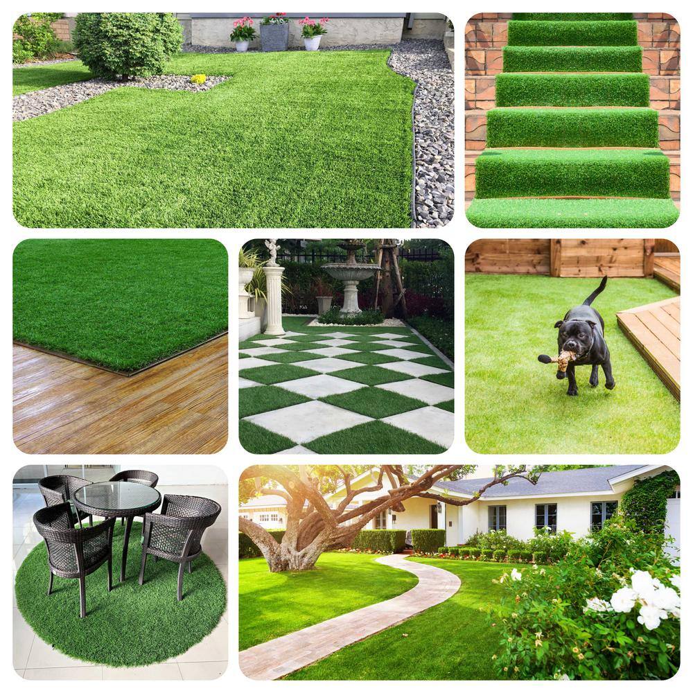 COLOURTREE LABRADOR 45 4 ft. x 13 ft. Green Artificial Grass Rug