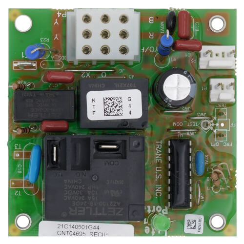 Trane CNT04695 control board - side view (Product Type: Control Board)