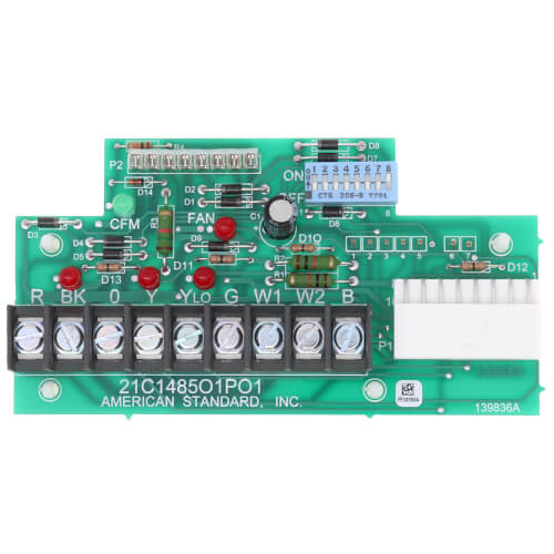 Trane CNT01537 control board - front view (Product Type: Control Board)