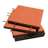 Rubber-Cal Eco-Safety Interlocking Playground Tile, 2.5 x 19.5 x 19.5 in, Single Tile, 2.77 sq. ft. Coverage, Black