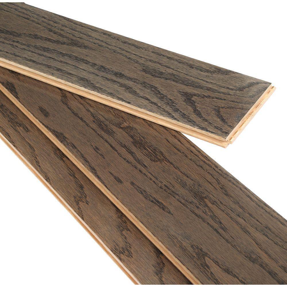 Bruce American Originals Coastal Gray Oak 3/4 in. T x 5 in. W Smooth Solid Hardwood Flooring (23.5 sq.ft./ctn)