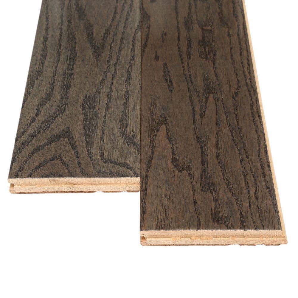 Bruce American Originals Coastal Gray Oak 3/4 in. T x 5 in. W Smooth Solid Hardwood Flooring (23.5 sq.ft./ctn)