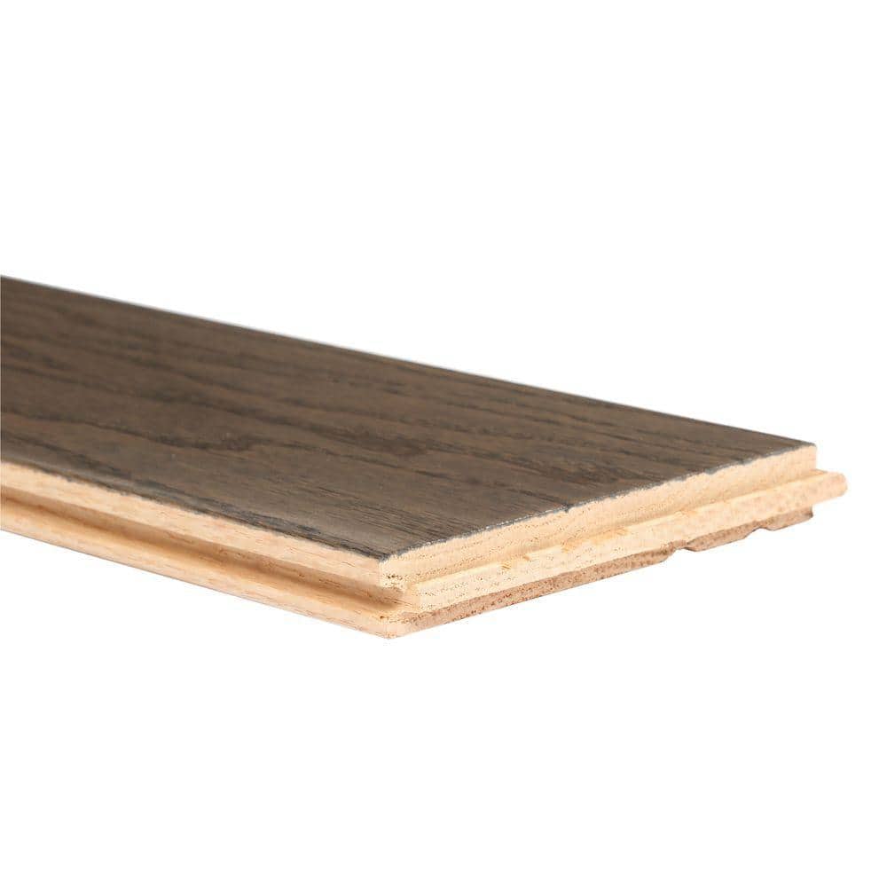 Bruce American Originals Coastal Gray Oak 3/4 in. T x 5 in. W Smooth Solid Hardwood Flooring (23.5 sq.ft./ctn)