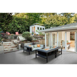 Deck-Top Coastal Grey PVC Decking Board Covers 8 ft. (10-Pack)