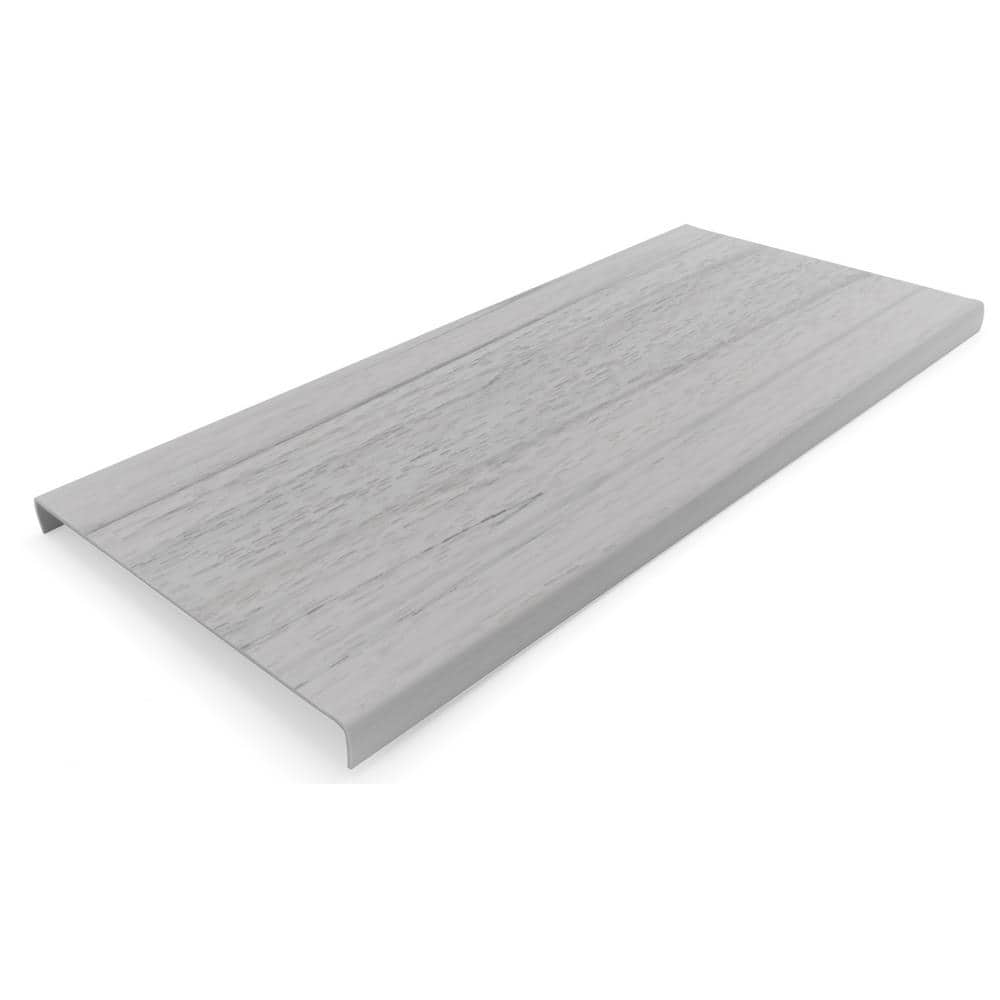 Deck-Top Coastal Grey PVC Decking Board Covers 8 ft. (10-Pack)