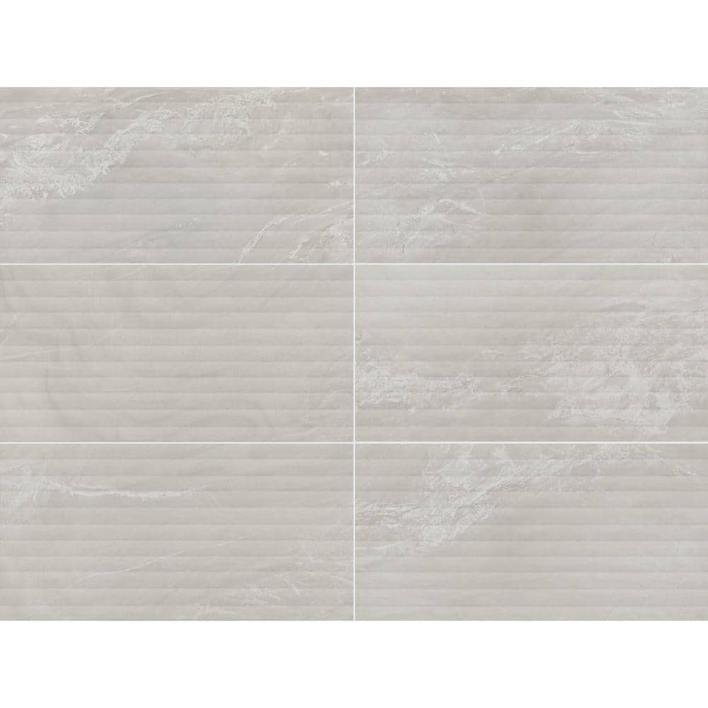 Daltile Bryne Coastline 12 in. x 24 in. Glazed Ceramic Fluted Wall Tile (15.56 sq. ft./Case)