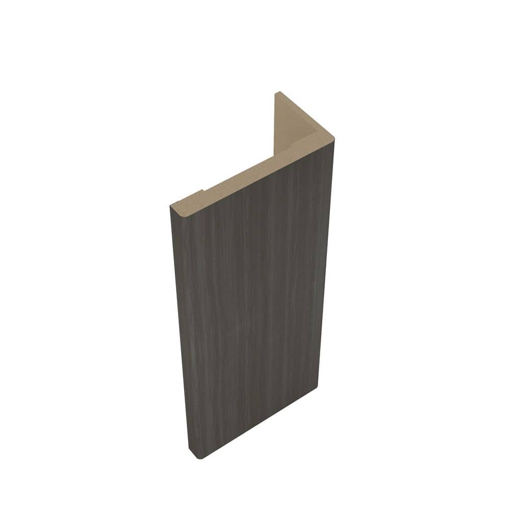 Belldinni 11/16 in. D x 3-1/2 in. W x 85-1/2 in. L MDF Interior Set of Casings for Single Swing Door Gray Oak (5-Piece Kit)