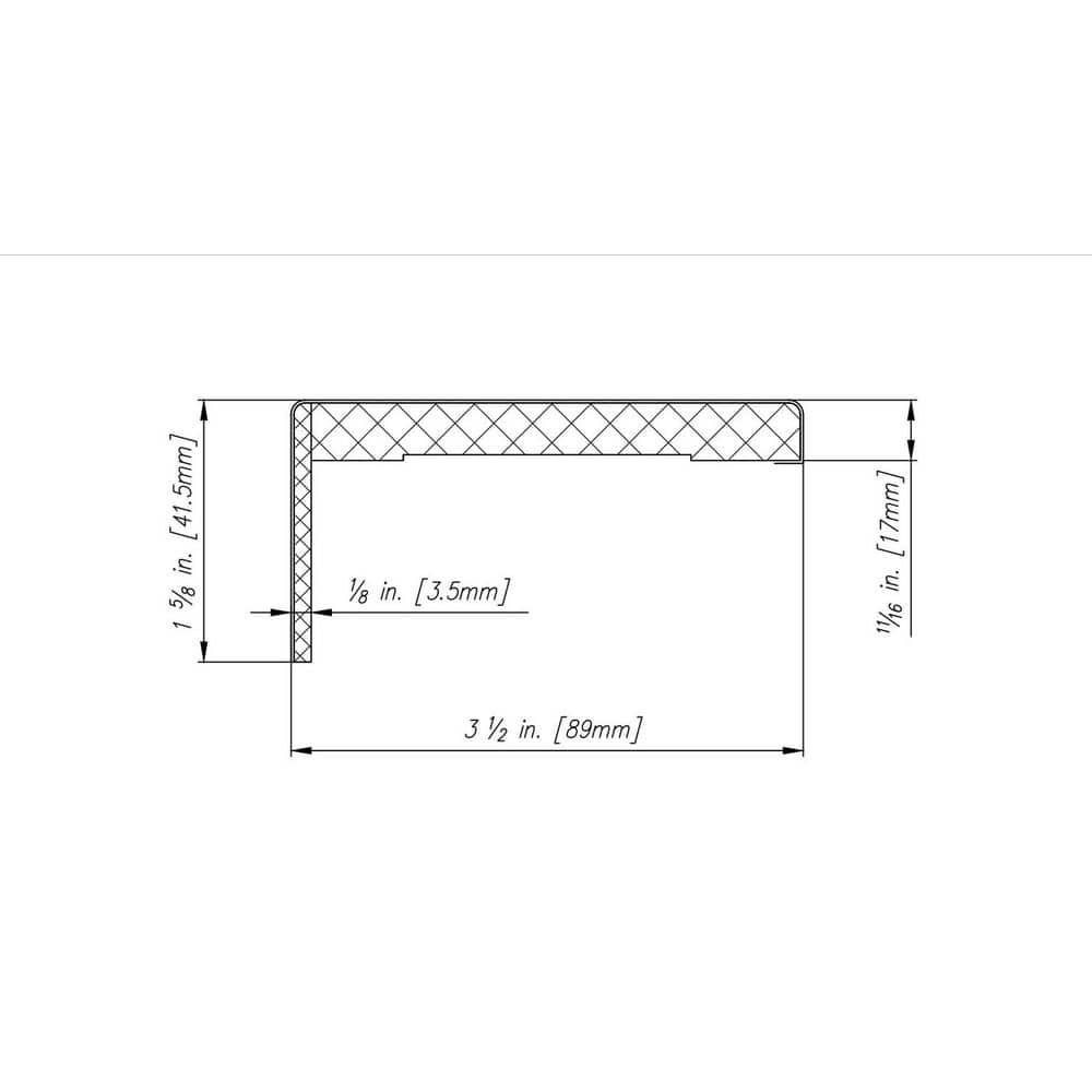 Belldinni 11/16 in. D x 3-1/2 in. W x 85-1/2 in. L MDF Interior Set of Casings for Single Swing Door Gray Oak (5-Piece Kit)