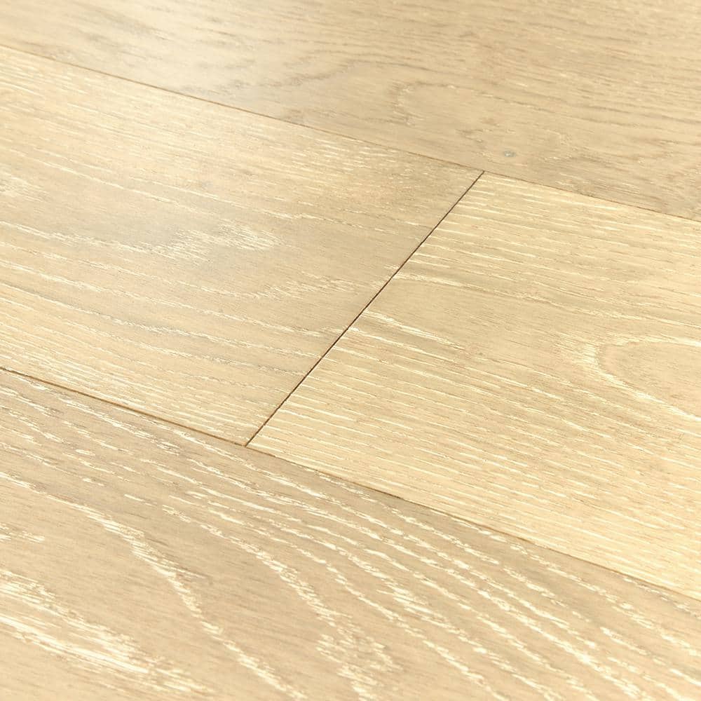 Mohawk Village Square Conch Oak 0.37 in. T x 6.5 in. W Wirebrushed Engineered Hardwood Flooring (27 sq. ft./case)