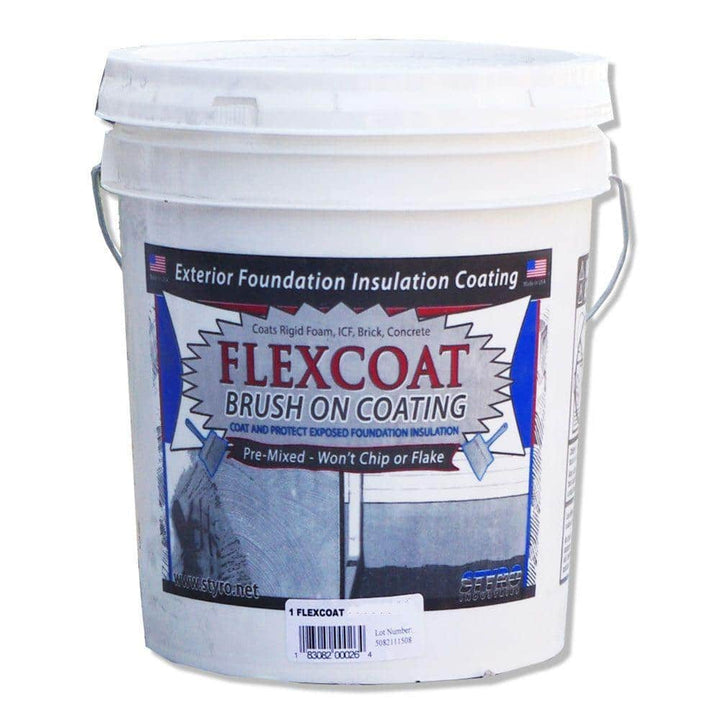 Styro Industries FlexCoat Gray Foundation Coating - 5 Gallon