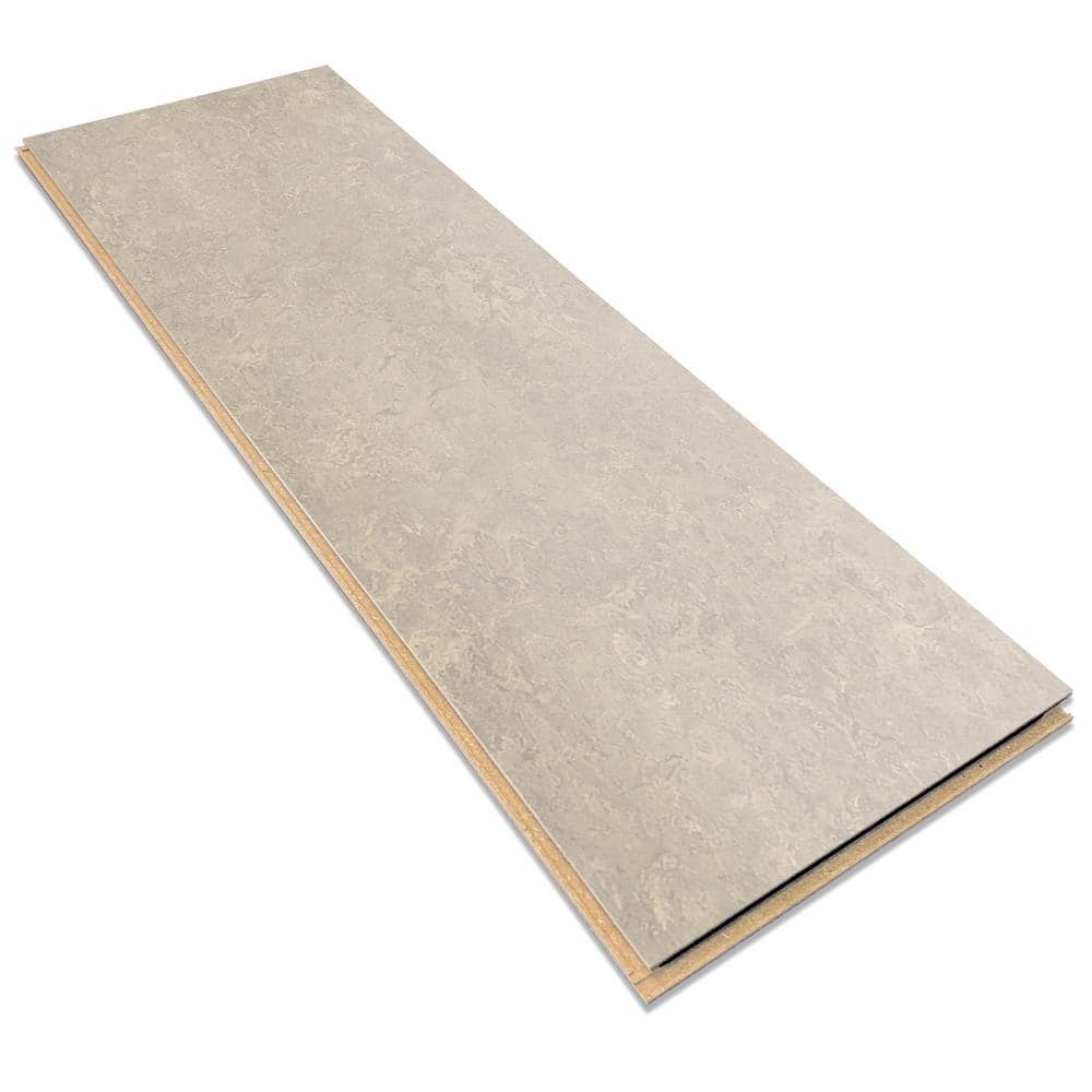 Marmoleum Cinch Loc Seal Concrete 9.8 mm x 11.81 in. X 35.43 in. Waterproof Laminate Floor Tile (20.34 sq. ft/Case)