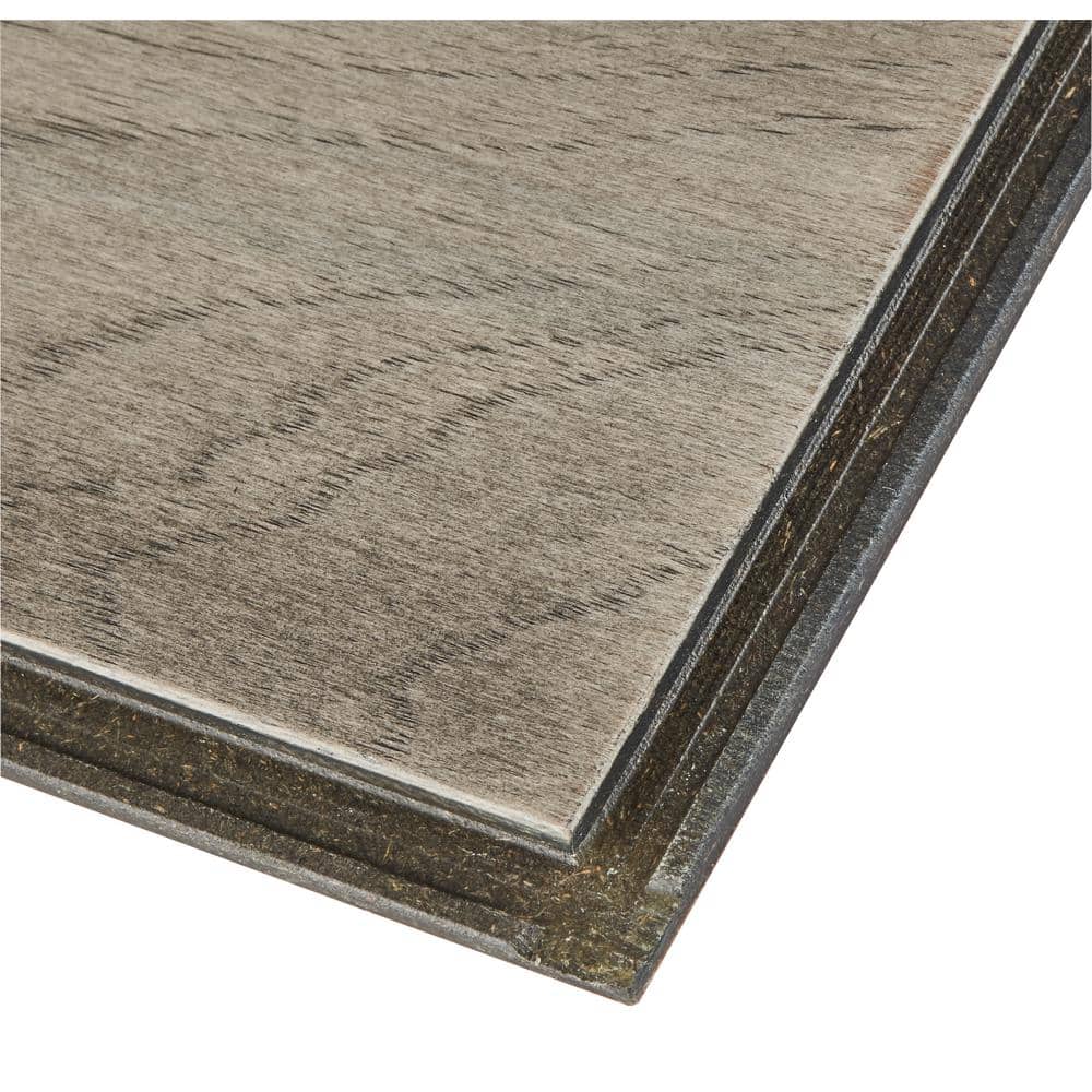 Bruce Hydropel Cool Gray Hickory 7/16 in. T x 5 in. W Waterproof Click Lock Engineered Hardwood Flooring (22.6 sq.ft./ctn)