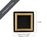 4 in. x 4 in. Verona Copper High Point Pyramid Post Cap