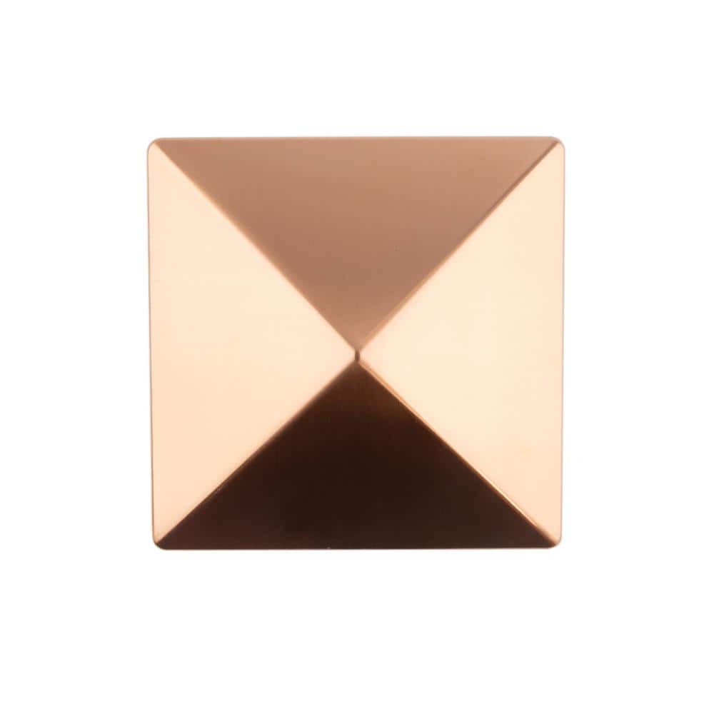 6 in. x 6 in. Verona Copper High Point Pyramid Post Cap