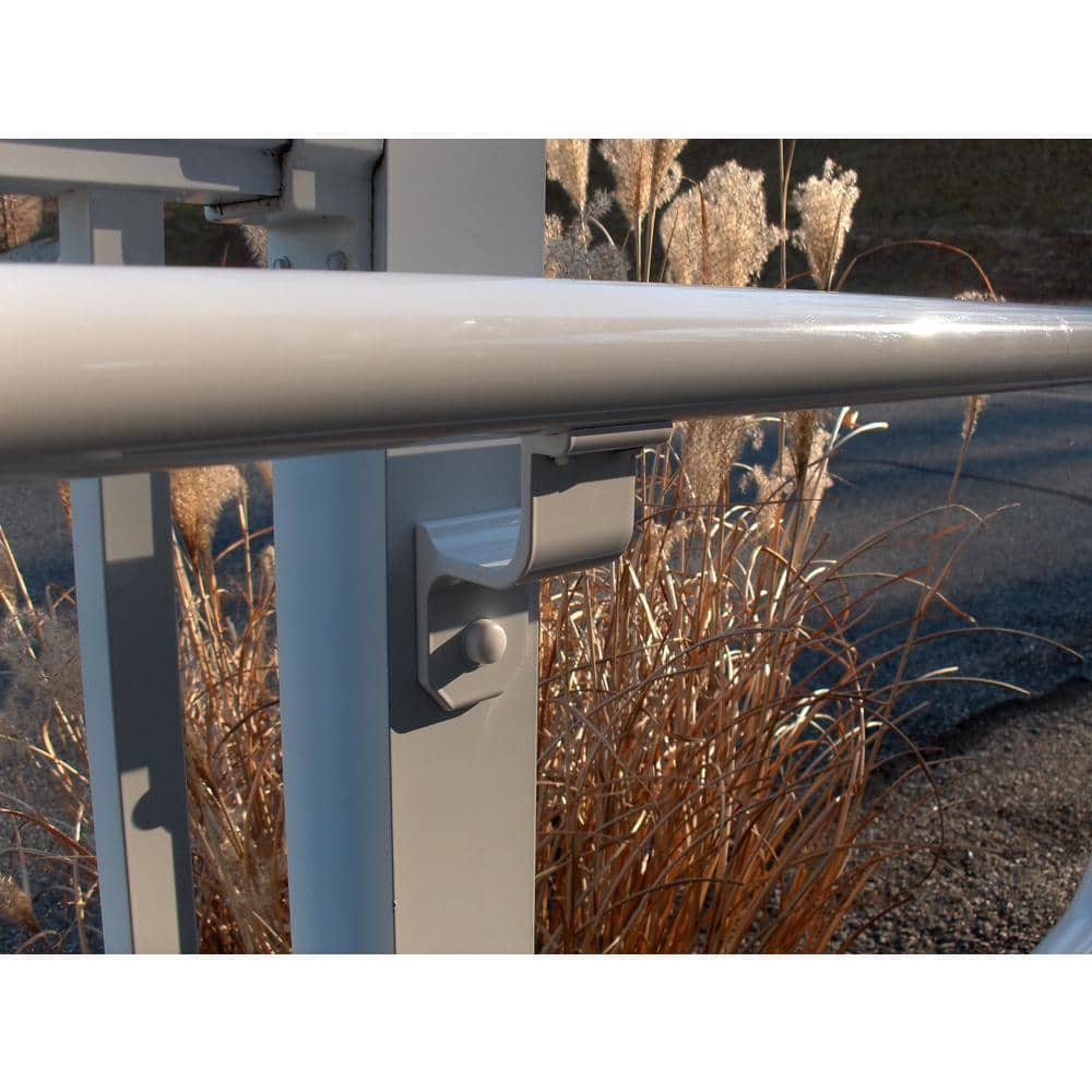 EZ Handrail 4 ft. Copper Vein Aluminum Round Straight Handrail Kit