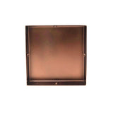 NUVO IRON Eazy Cap 6 in. x 6 in. Copper Stainless Steel Modern Low-Profile Flat Top Post Cap (Pack of 24)