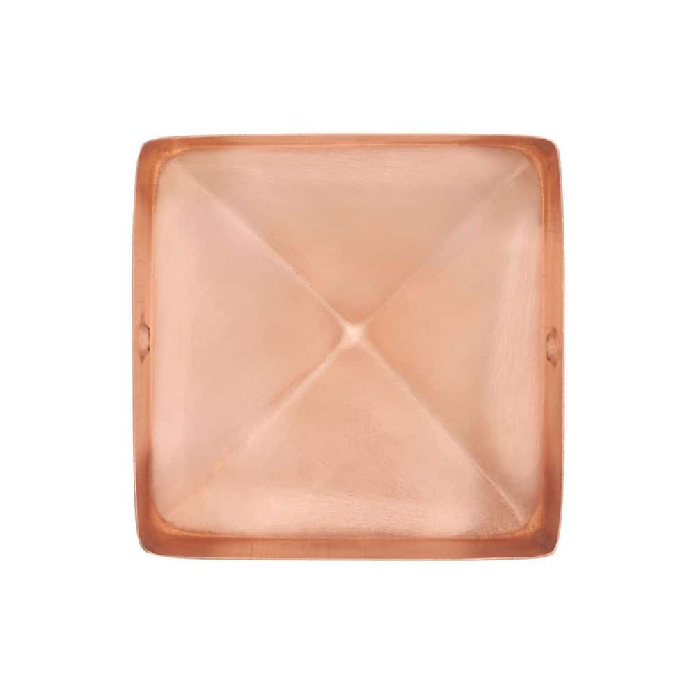 Protectyte 4 in. x 4 in. Copper Pyramid Slip Over Fence Post Cap