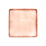 Protectyte 6 in. x 6 in. Copper Flat Top Slip Over Fence Post Cap with 3/4 in. Lip and Screws