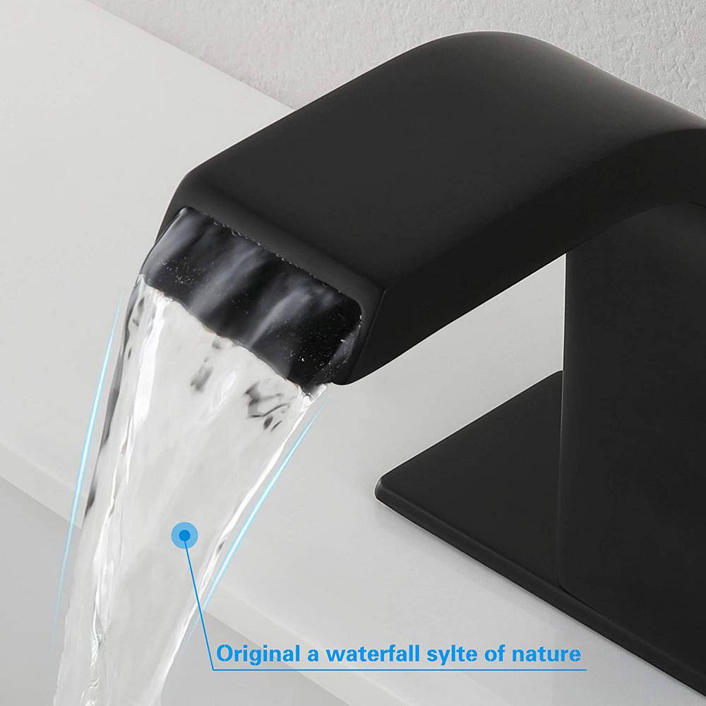 Modern Copper Double Handle Bathroom Sink Faucet - CUPC Certified