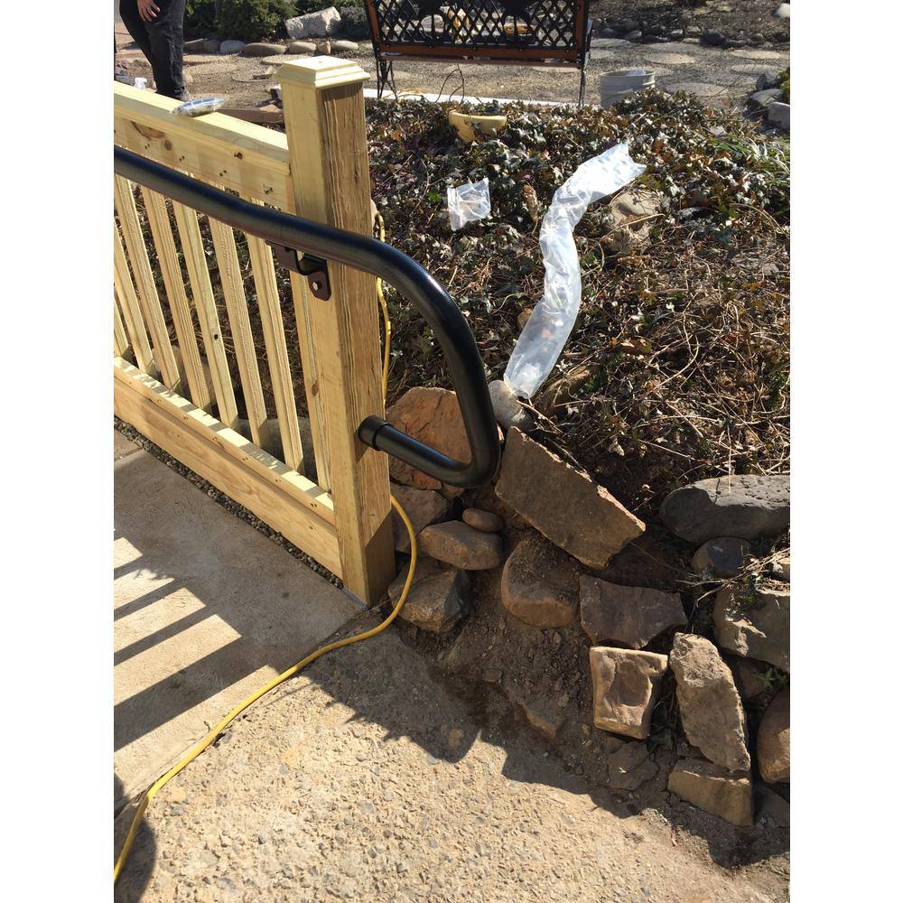 EZ Handrail Copper Vein Aluminum Hand Rail End Bracket
