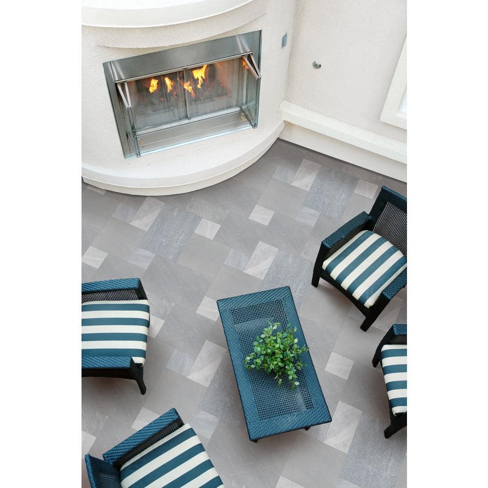 MSI Cosmic Gray 10-Piece Sandblasted Marble Paver Tile Kit (160 Sq. ft./Pallet)