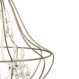 Progress Lighting Fleurette 5-Light White Chandelier