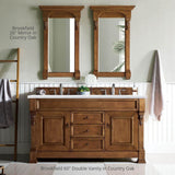 James Martin Vanities Brookfield 26" x 42" Rectangular Bathroom Vanity Mirror in Country Oak