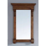 James Martin Vanities Brookfield 26" x 42" Rectangular Bathroom Vanity Mirror in Country Oak