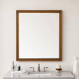 James Martin Vanities Glenbrook 36" x 40" Rectangular Vanity Mirror in Country Oak