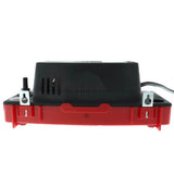 DiversiTech CP-22LP-230 condensate pump - side view (Voltage: 230V; Horse Power: 1/30)