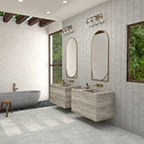 Daltile Bryne Mist 12 in. x 10 in. Glazed Ceramic Straight Joint Mosaic Tile (8.3 sq. ft./case)