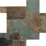 Daltile Natural Stone Collection Mongolian Spring 12 in. x 12 in. Slate Floor and Wall Tile (10 sq. ft. / case)