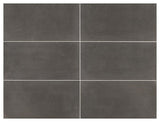 Moroccan Concrete Charcoal 8 in. x 9 in. Glazed Porcelain Hexagon Floor and Wall Tile (9.37 sq. ft./Case)