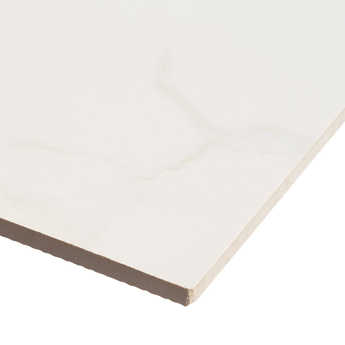 Lux Tile Calacatta White Matte Porcelain Tile 24x48