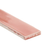 Carolina Coral Pink 2x20 Polished Ceramic Wall Tile by Lux Tile