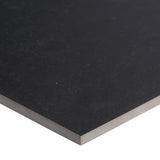 Lines Black Matte Porcelain Tile 24x24 - Lux Tile