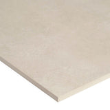Lux Tile Lines Brass Inlay Greige 24x48 Matte Porcelain Tile