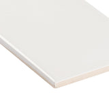 Park Hill Monumental Mist White 4x12 Polished Porcelain Subway Tile