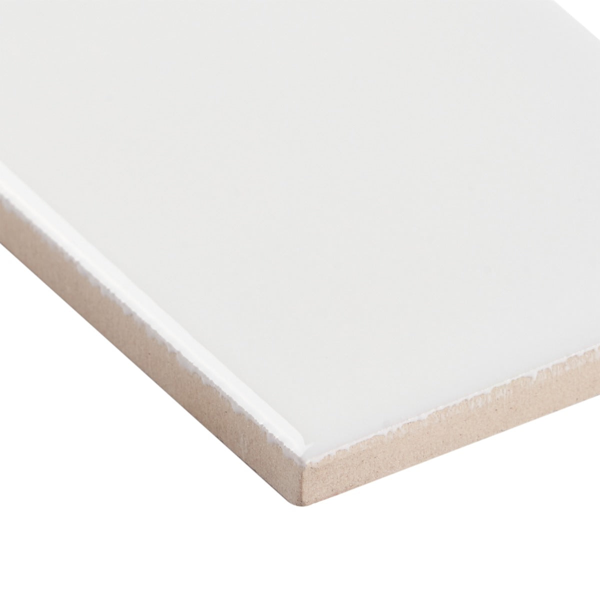 Park Hill White 3x6 Polished Porcelain Subway Tile for Kitchen and Bathroom