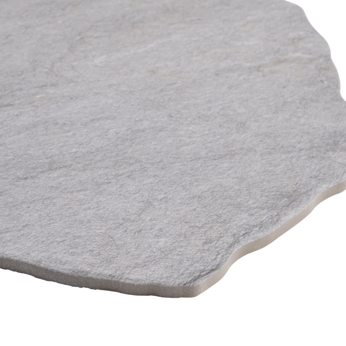 Pathstone Gris Gray Textured Matte Porcelain Flagstone Tile - Lux Tile