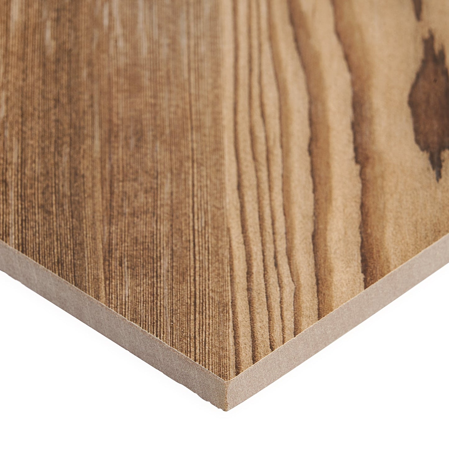 Barberry Decor Nocciola 24x24 Matte Wood Look Porcelain Tile for Floors and Walls