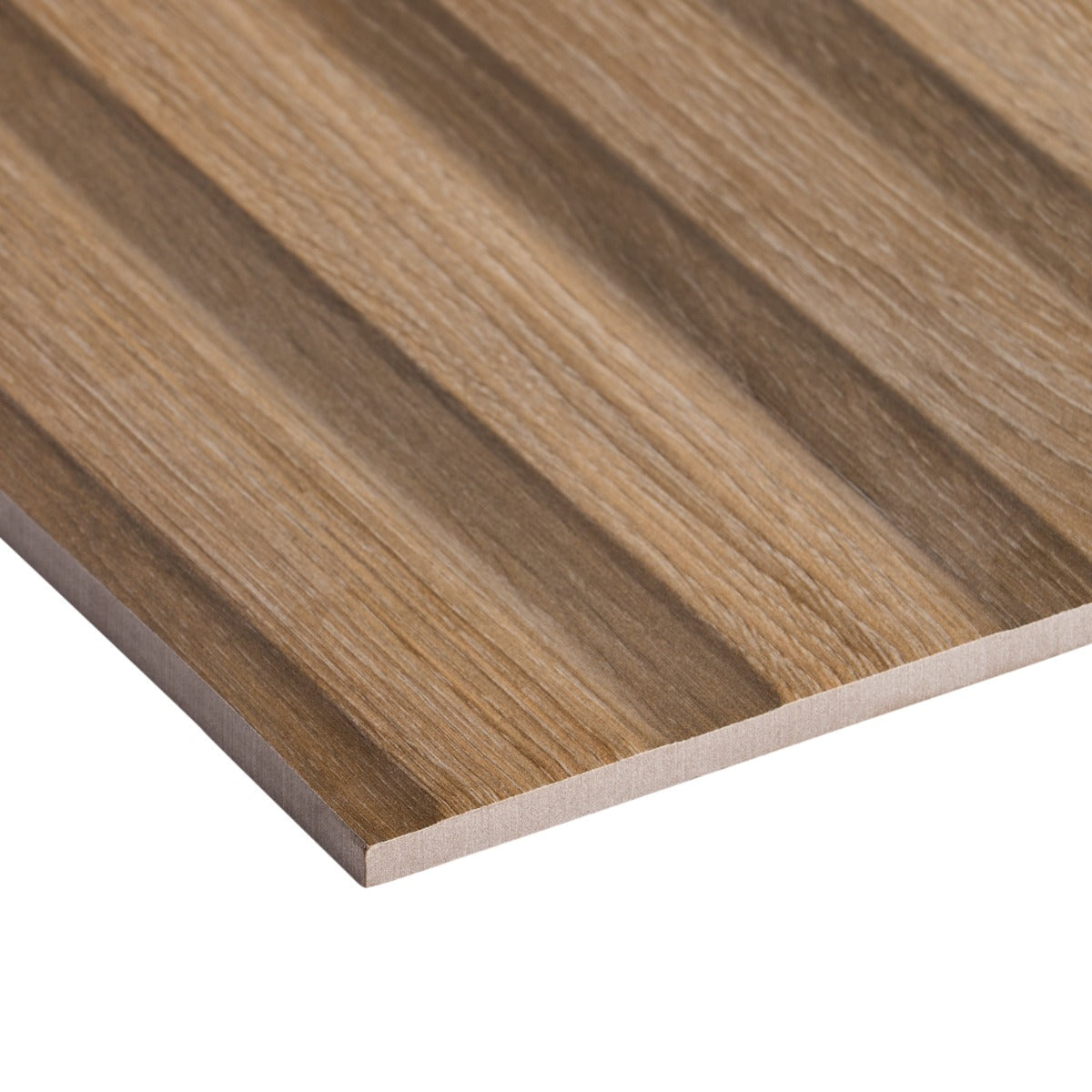 Nobu Ribbon Tan Brown 24x48 Wood Look Matte Porcelain Tile