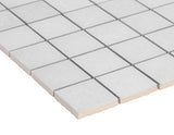 Fordham Bianco Matte Porcelain Mosaic Tile 2x2 - Durable and Elegant