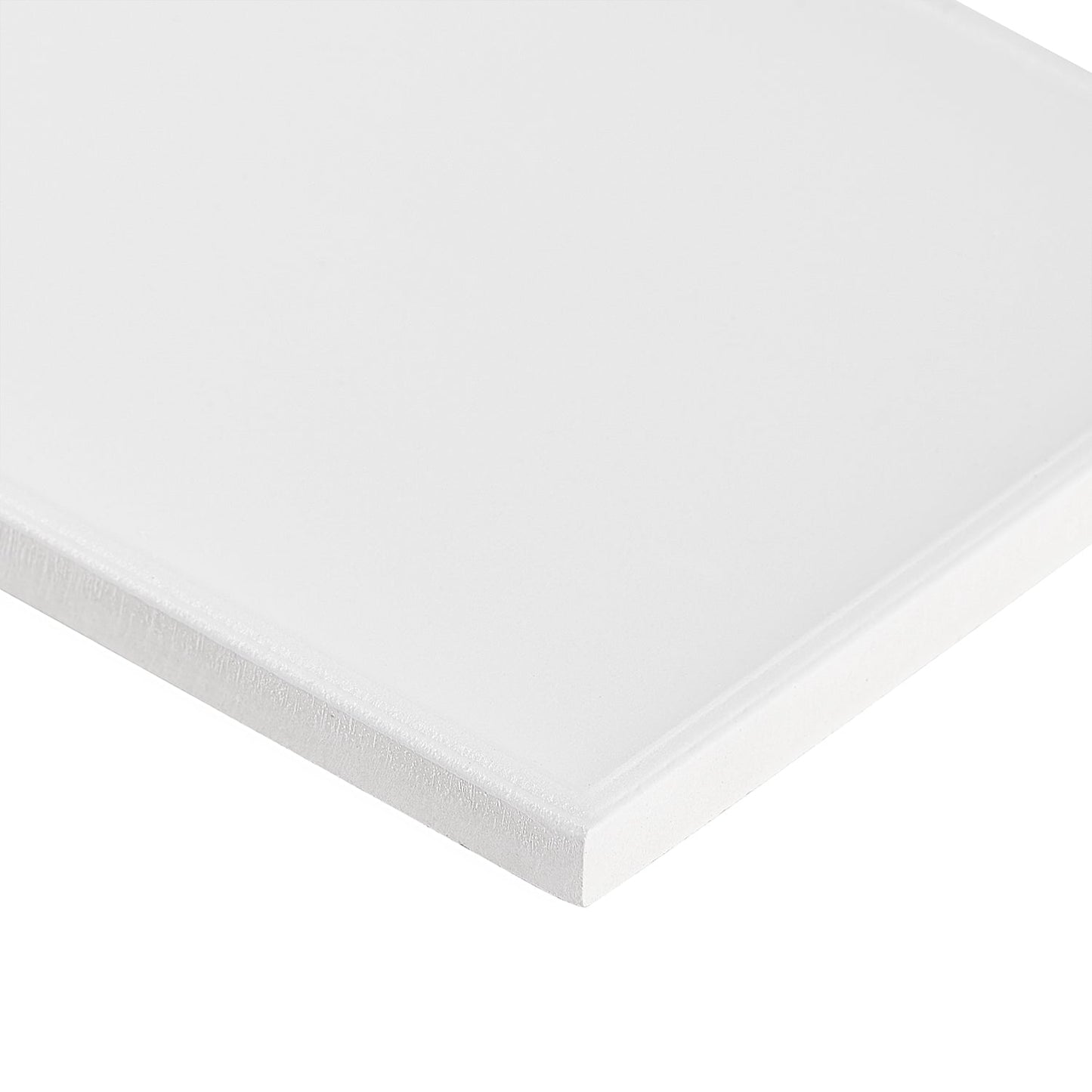 Stacy Garcia Maddox Frame White 4x8 Matte Ceramic Subway Tile